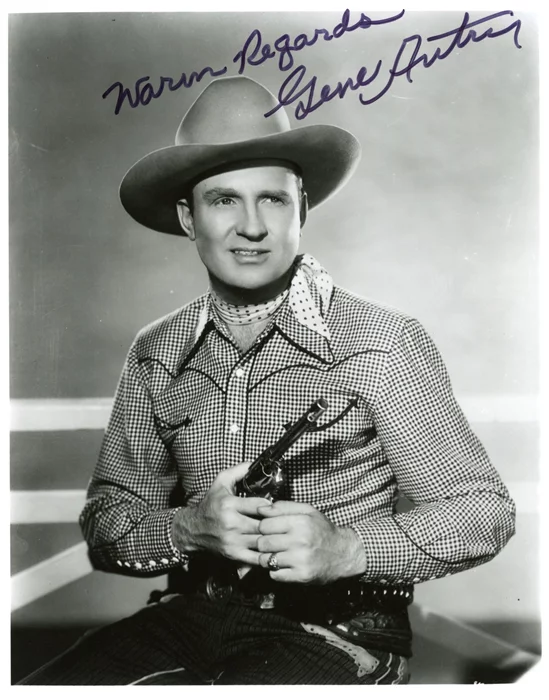 Gene Autry autograph