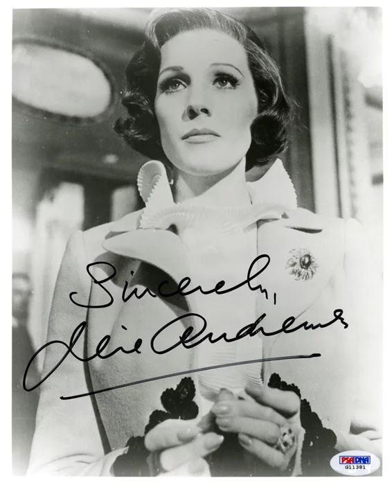 Julie Andrews autograph