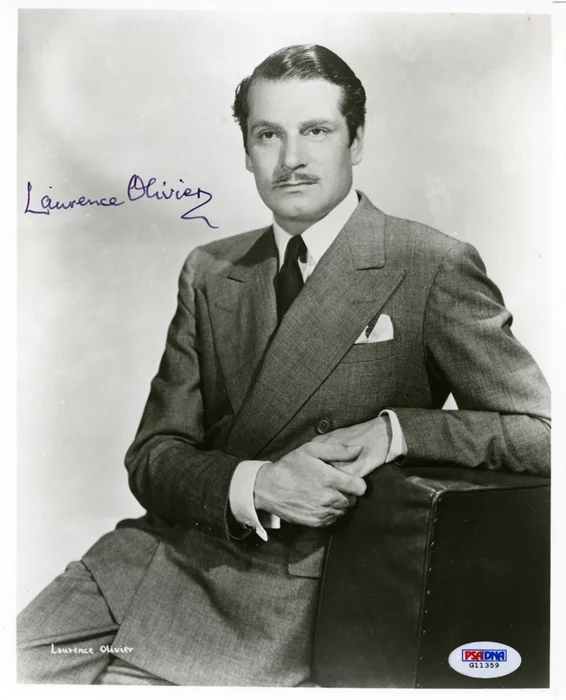 Laurence Olivier autograph