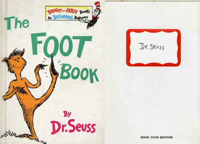 Dr. Seuss autograph