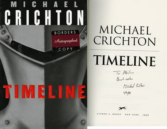Michael Crichton autograph