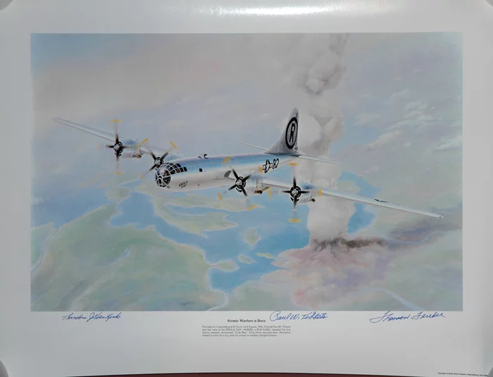 Enola Gay autograph