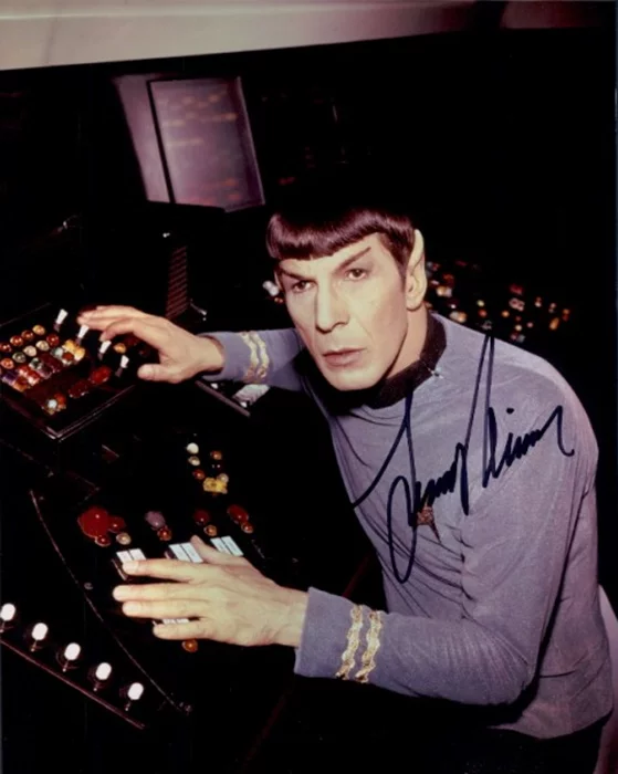 Leonard Nimoy autograph