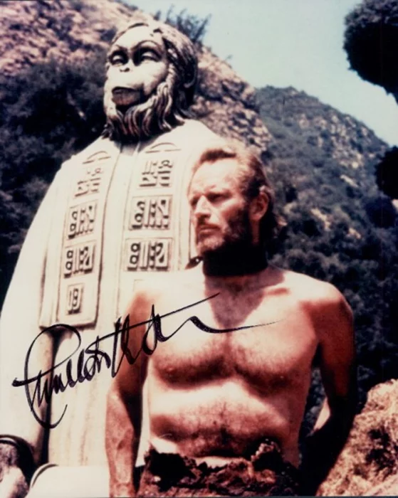 Charlton Heston autograph