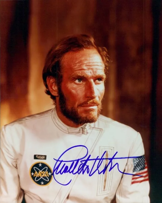 Charlton Heston autograph