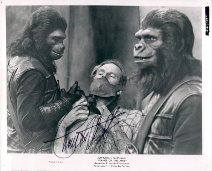 Charlton Heston autograph