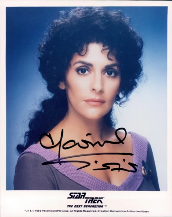 Marina Sirtis autograph