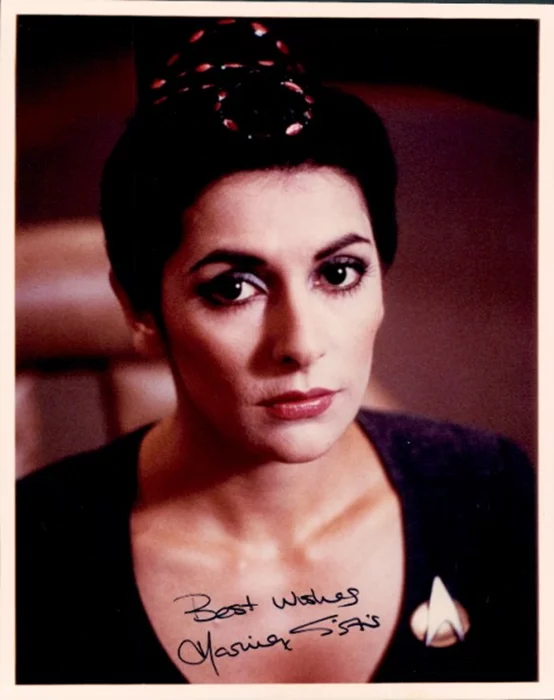 Marina Sirtis autograph