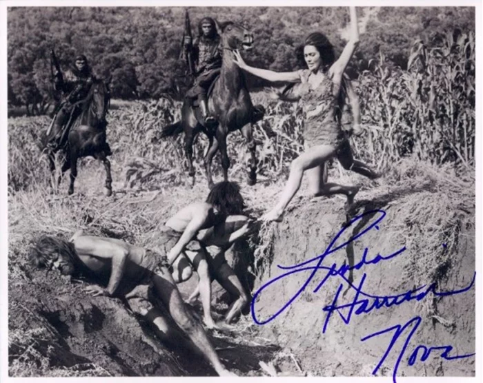 Linda Harrison autograph