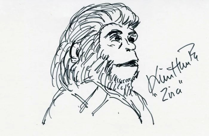 Kim Hunter autograph