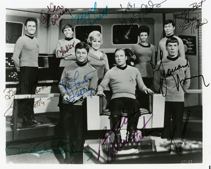 Star Trek autograph