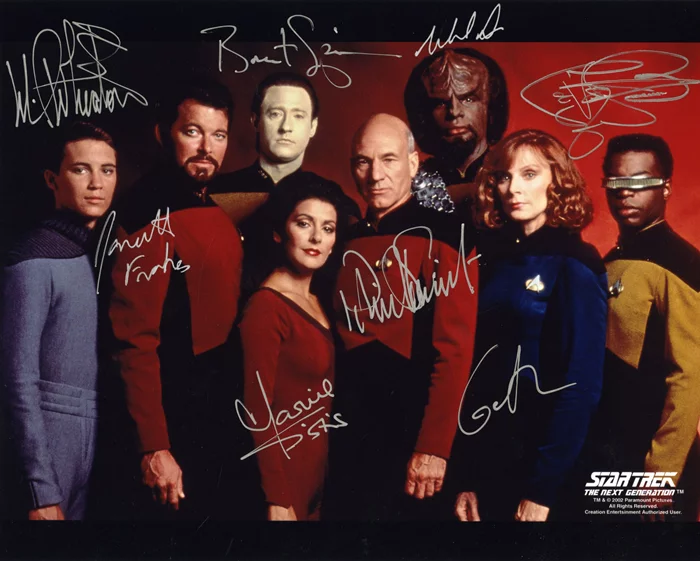 Star Trek: The Next Generation autograph