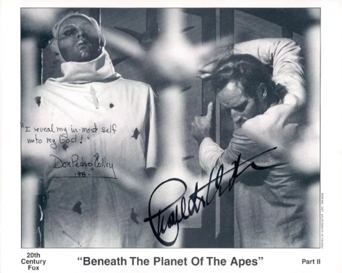 Beneath The Planet of The Apes autograph