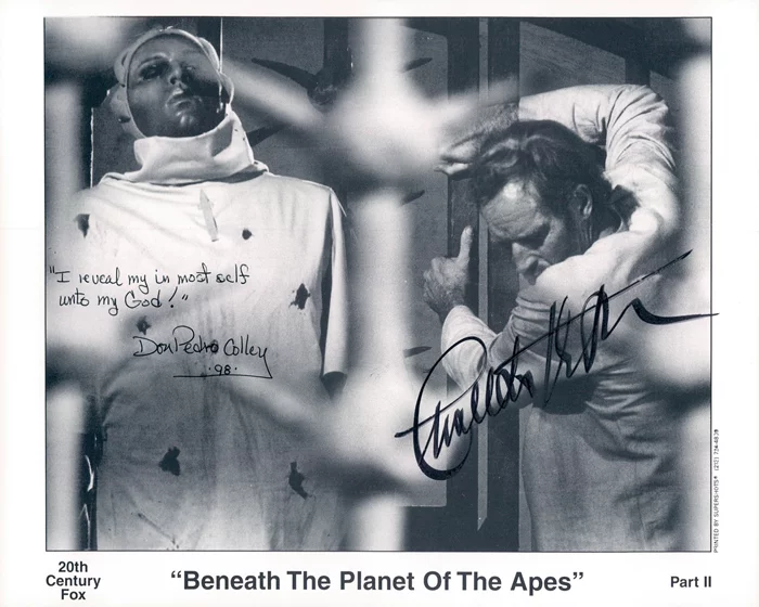Beneath The Planet of The Apes autograph