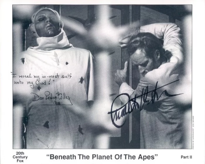 Beneath The Planet of The Apes autograph