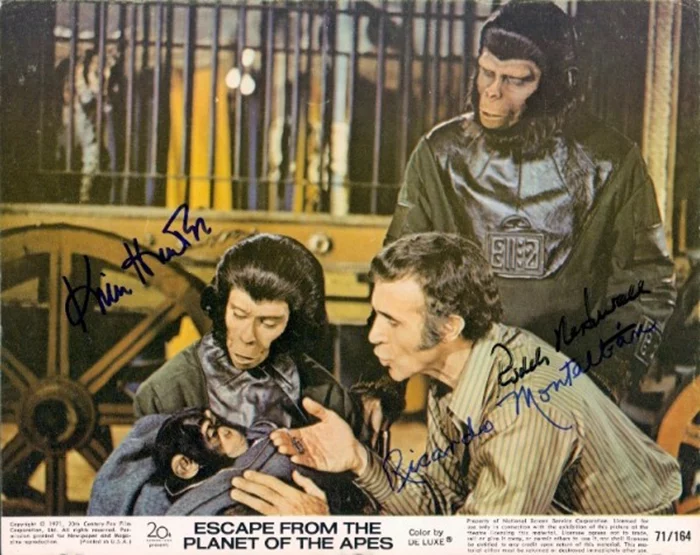 Escape From The Planet of The Apes autograph