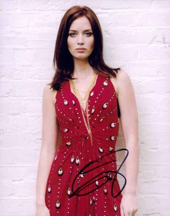 Emily Blunt autograph