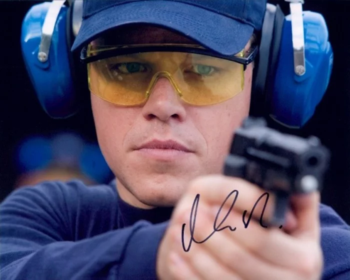 Matt Damon autograph