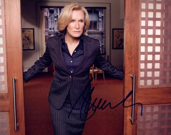 Glenn Close autograph