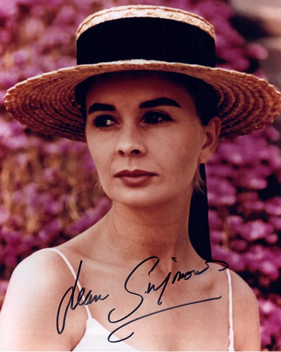 Jean Simmons autograph