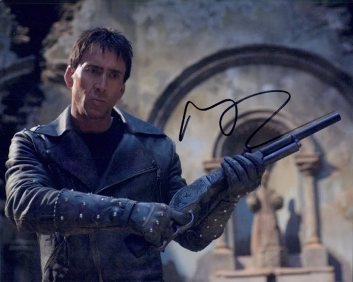 Nicolas Cage autograph