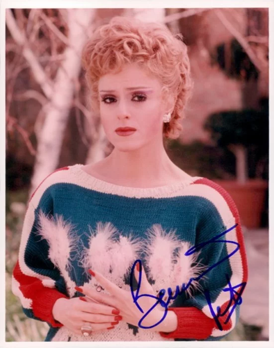 Bernadette Peters autograph