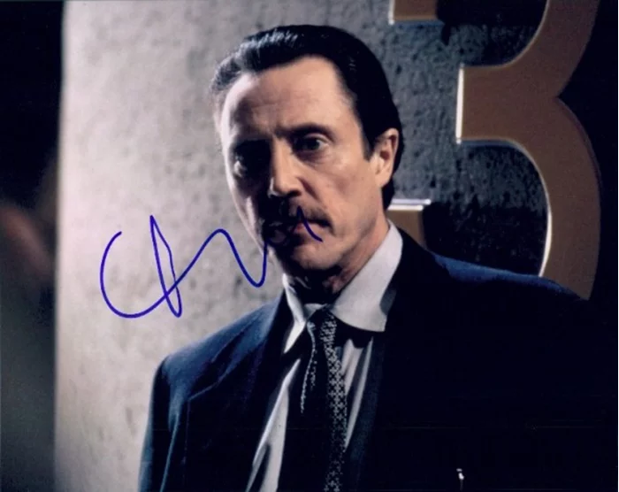 Christopher Walken autograph