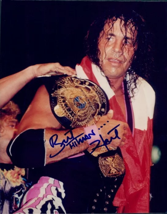 Bret Hart autograph