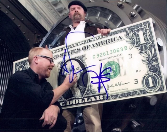 MythBusters autograph