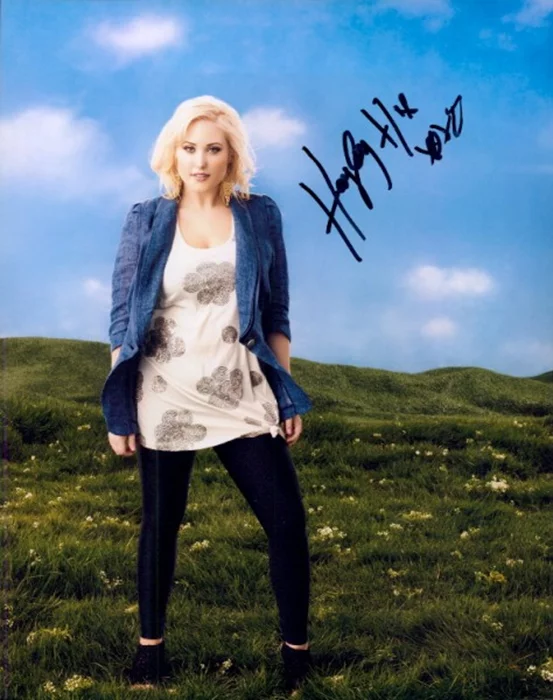 Hayley Hasselhoff autograph