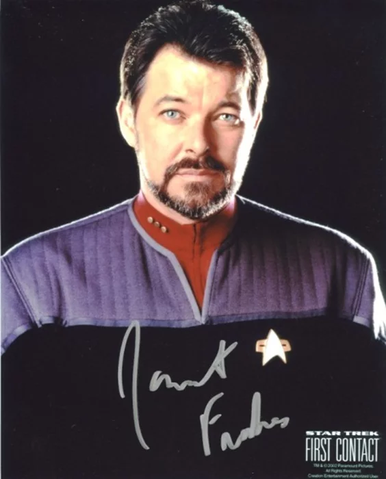 Jonathan Frakes autograph