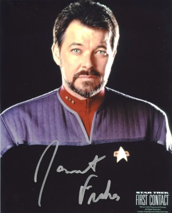 Jonathan Frakes autograph
