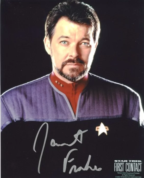 Jonathan Frakes autograph