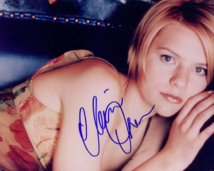 Claire Danes autograph