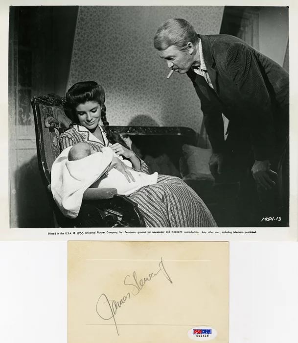 James Stewart autograph
