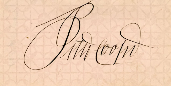 Peter Cooper autograph