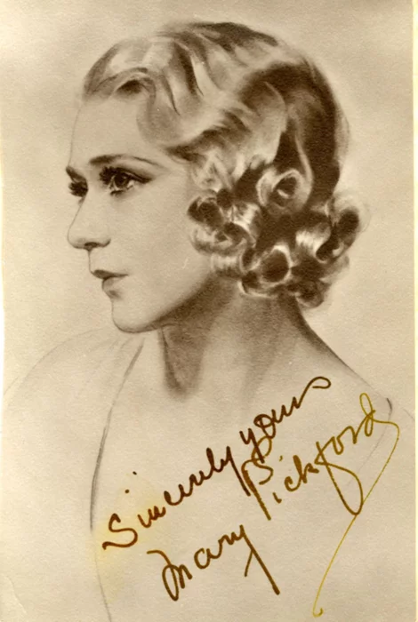 Mary Pickford autograph