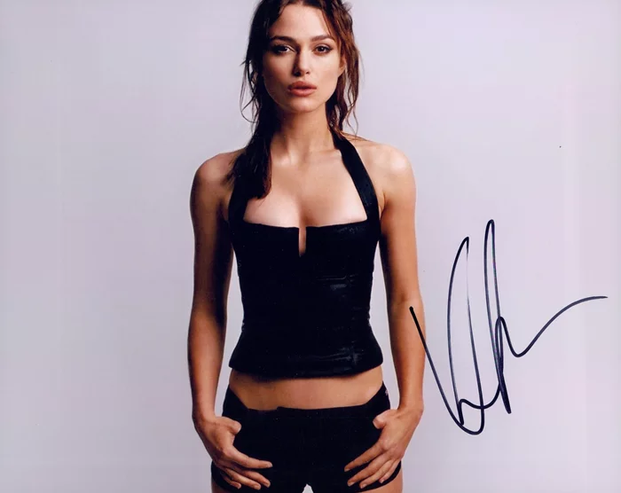 Keira Knightley autograph