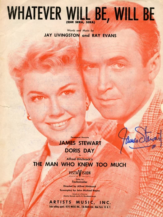 James Stewart autograph