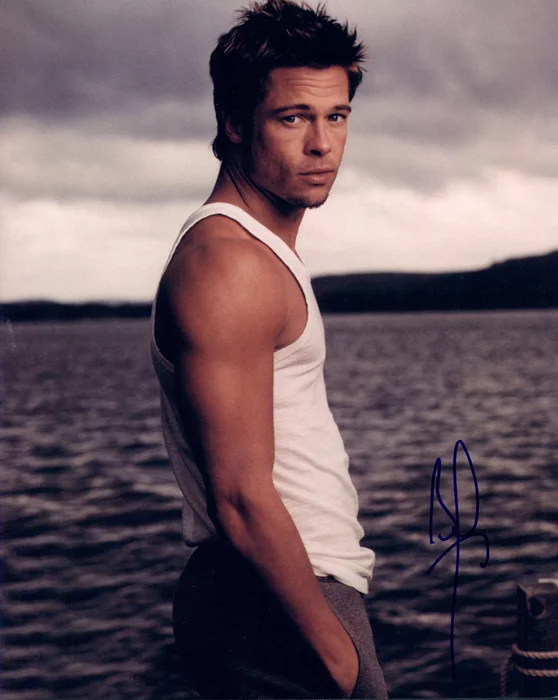 Brad Pitt autograph