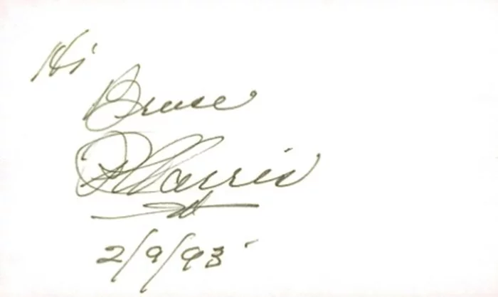 Phil Harris autograph