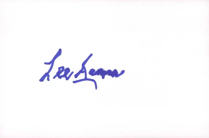 Lee Iacocca autograph