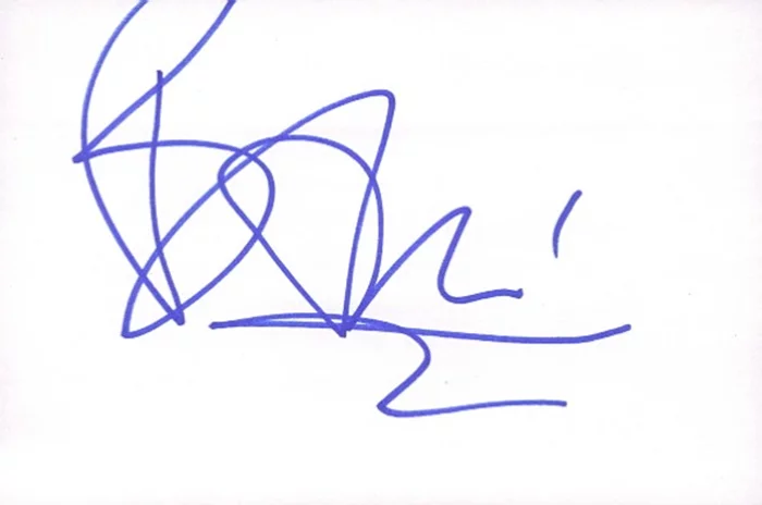 Bam Margera autograph
