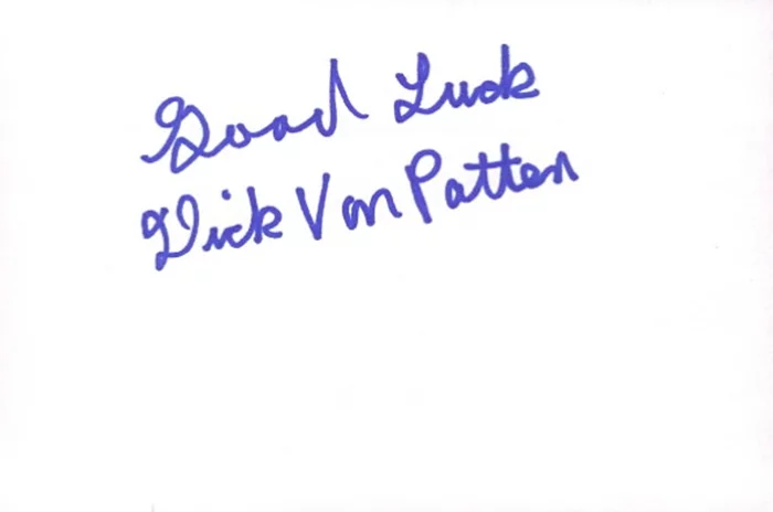 Dick Van Patten autograph