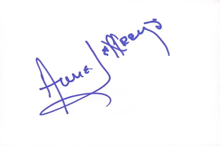 Anne Jeffreys autograph