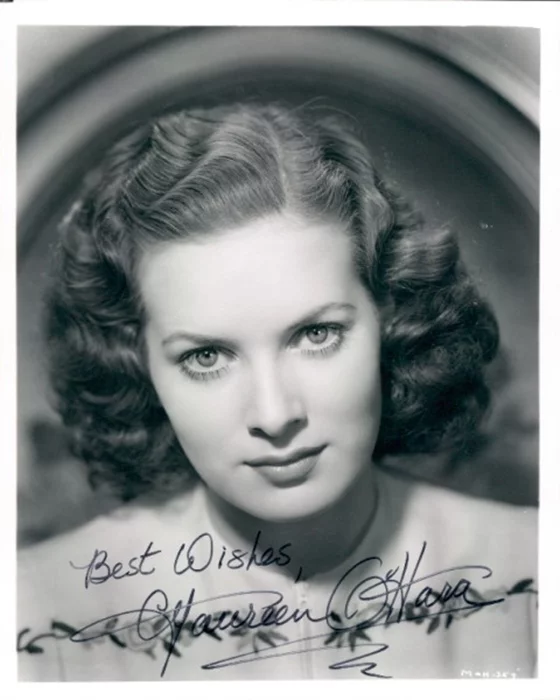 Maureen O'Hara autograph