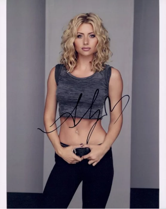 Aly Michalka autograph