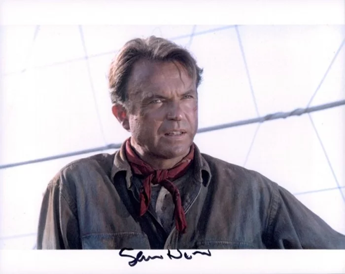 Sam Neill autograph