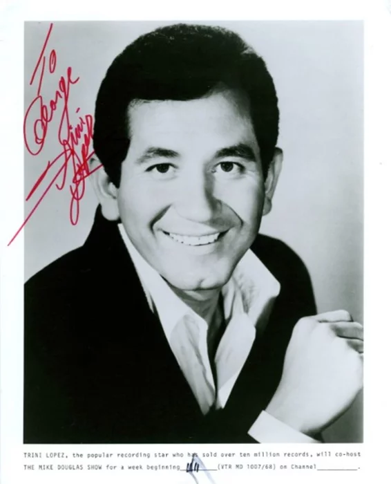 Trini Lopez autograph