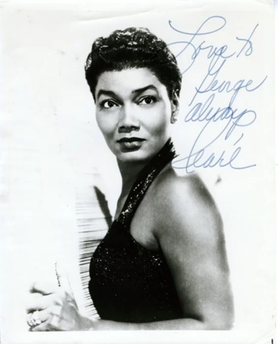 Pearl Bailey autograph